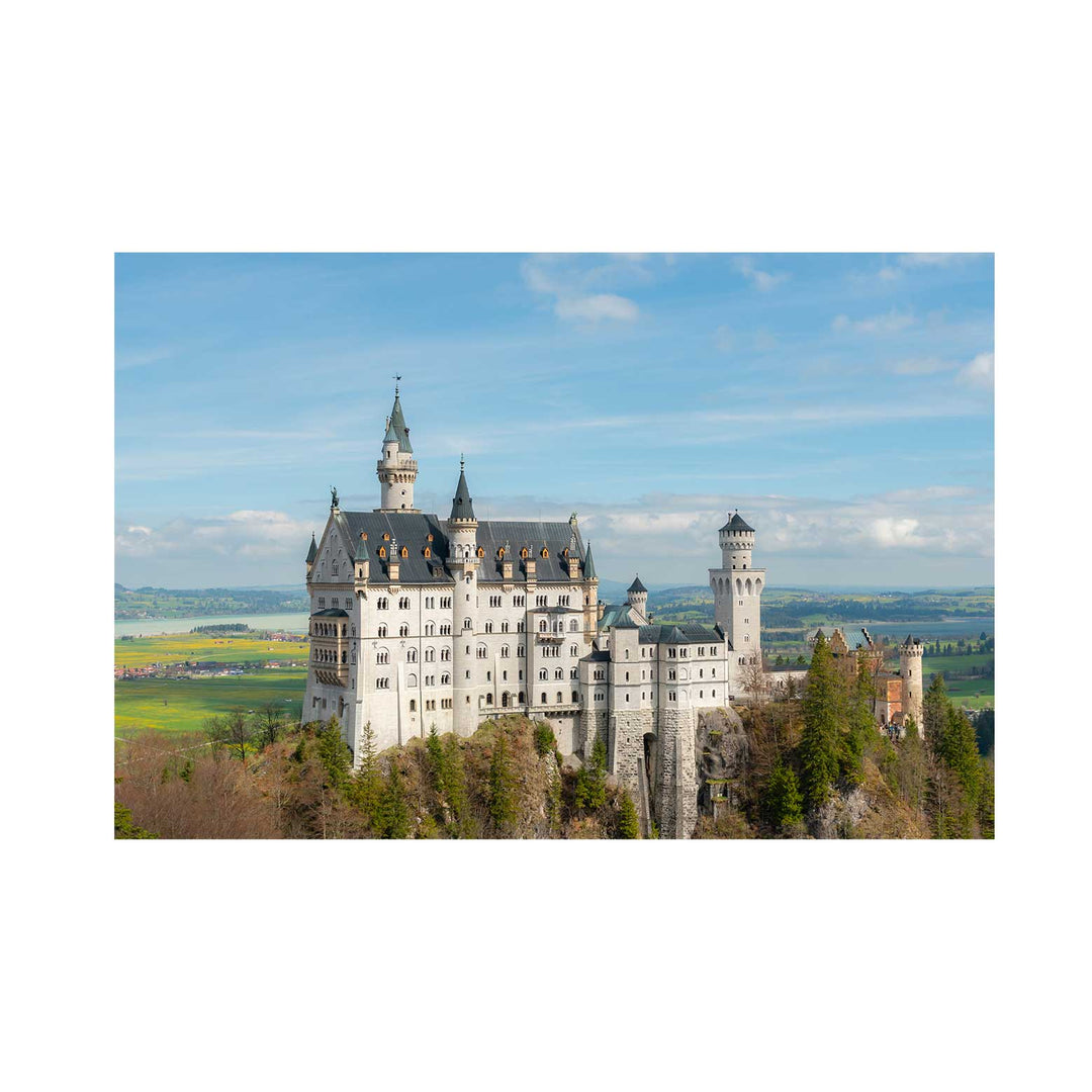 Schloss Neuschwanstein im Frühling